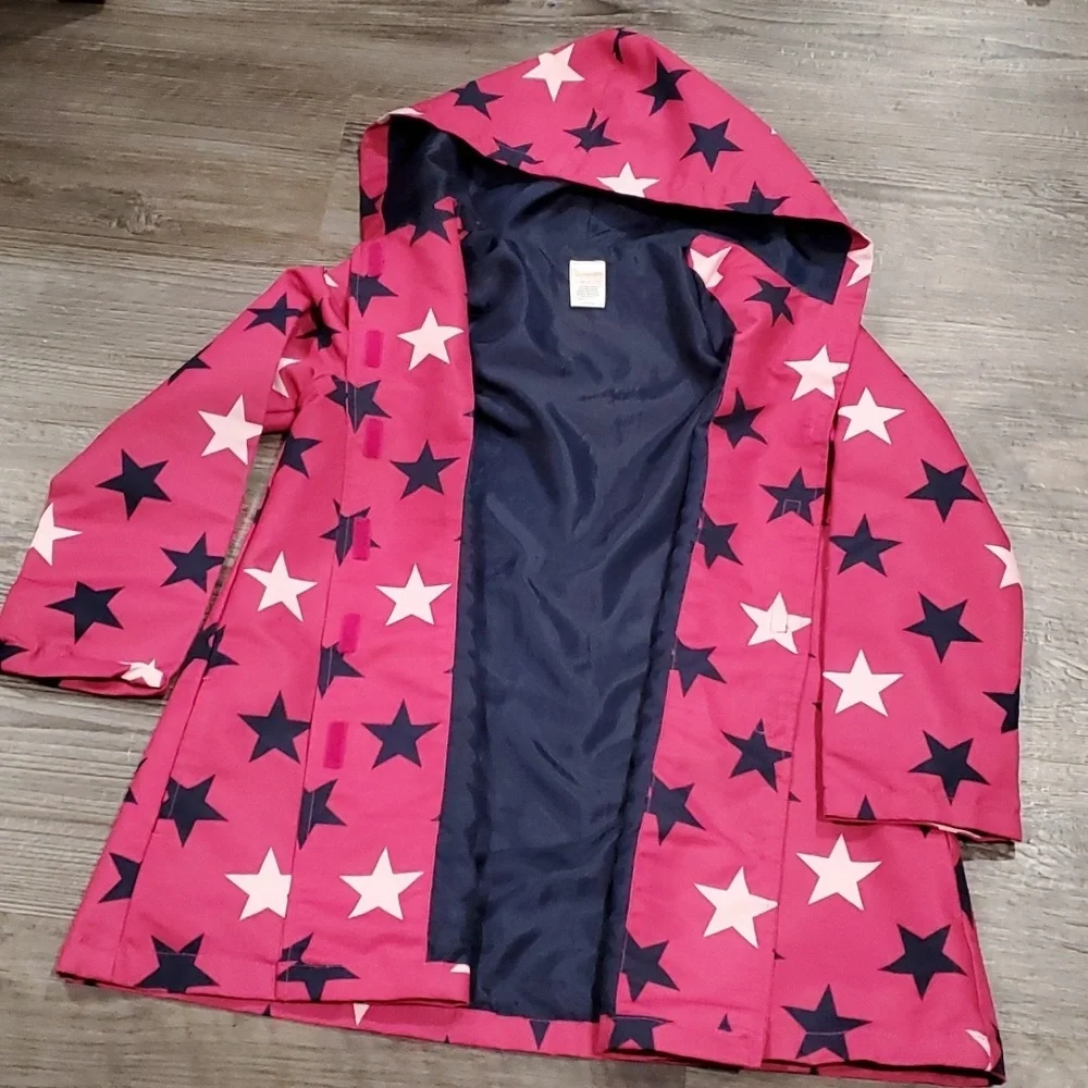 Gymboree Star Rain Jacket Size Medium 7/8
